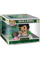 Funko Pop Moment Le Livre de la Jungle Baloo et Mowgli Figure 80789