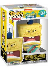 Funko Pop Animation Bob l'ponge Figure Bon Sponge avec Pizza 75738