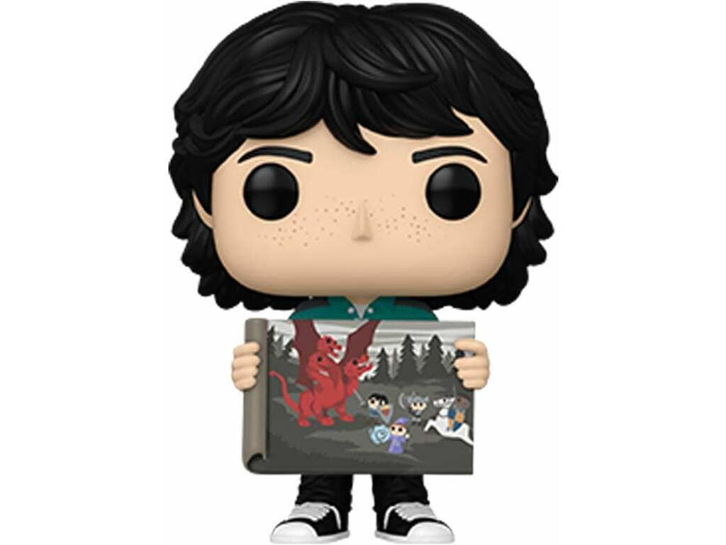 Funko Pop Television Stranger Things Figur Mike mit Zeichnung von Will 80137