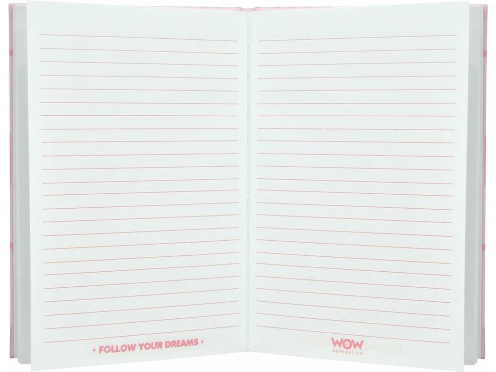 Kids Licensing Génération Wow Patches interchangeables Carnet de notes WOW00073