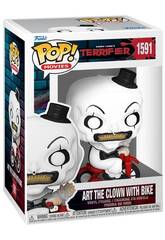 Funko Pop Movies Terrifier Figura Art The Clown con Bicicleta 80706