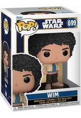 Funko Pop Star Wars Skeleton Crew Figura Wim com Cabeça Oscilante