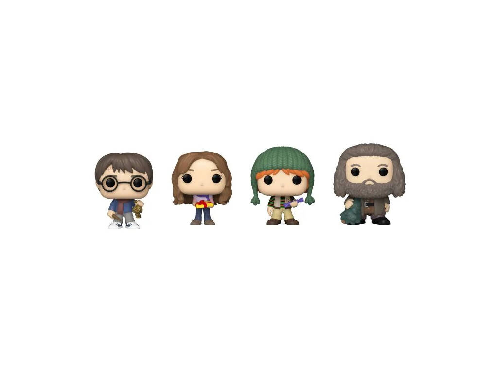 Funko Pop Pocket Harry Potter Pack 4 Figuras Happy Holidays