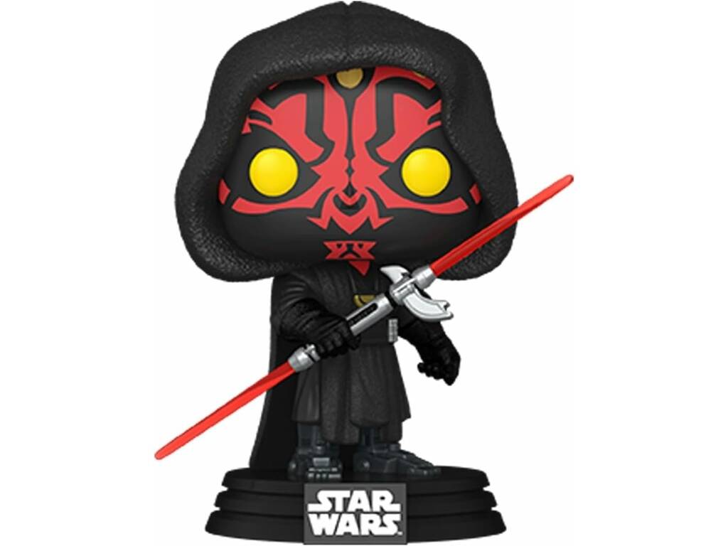 Funko Pop Star Wars Darkside Figura di Dath Maul con testa oscillante