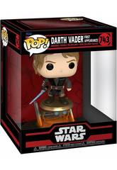 Funko Pop Star Wars Figura Darth Vader Primeira Apario com Cabea Oscilante