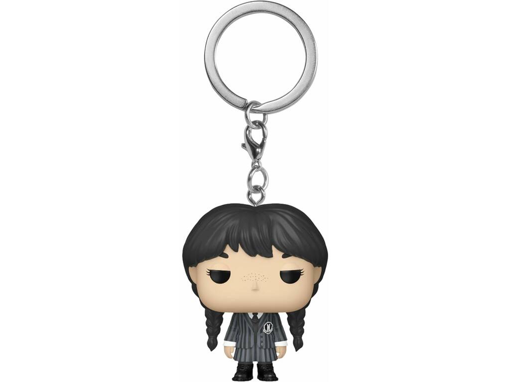 Funko Pop Pocket Keychain Wednesday Llavero con Figura Wednesday Addams 81863