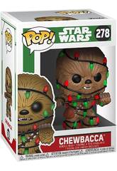 Funko Pop Star Wars Figur Chewbacca Weihnachtsedition mit Schwenkbarem Kopf