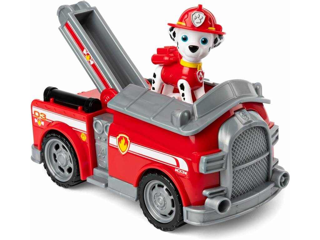 Patrulla Canina Figura Marshall y Vehículo Fire Engine Spin Master 6069058