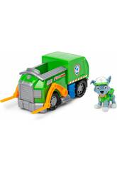 Patrulla Canina Figura Rocky y Vehículo Recycle Truck Spin Master 6068854