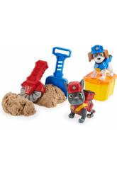 Equipo Rubble Pack 2 Figuras Charger y Wheeler con Kinetic Sand Spin Master 6066685