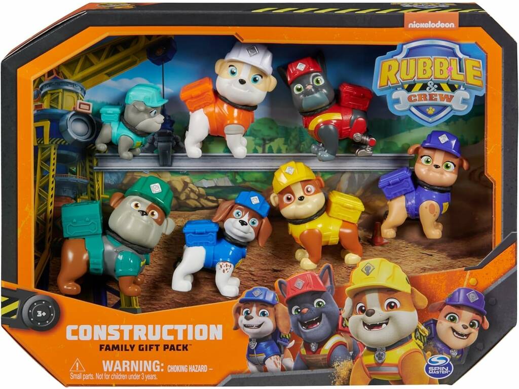 Equipo Rubble Pack De Figuras Spin Master 6067084