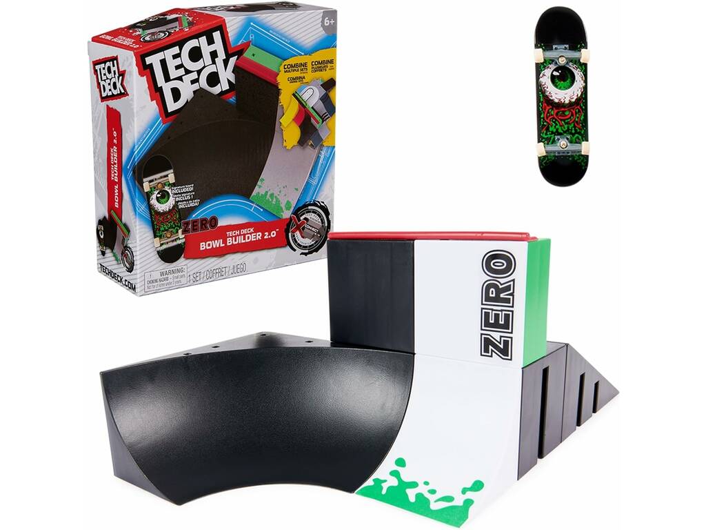 Tech Deck Pack Bowl Builder 2.0 Spin Master 6069424