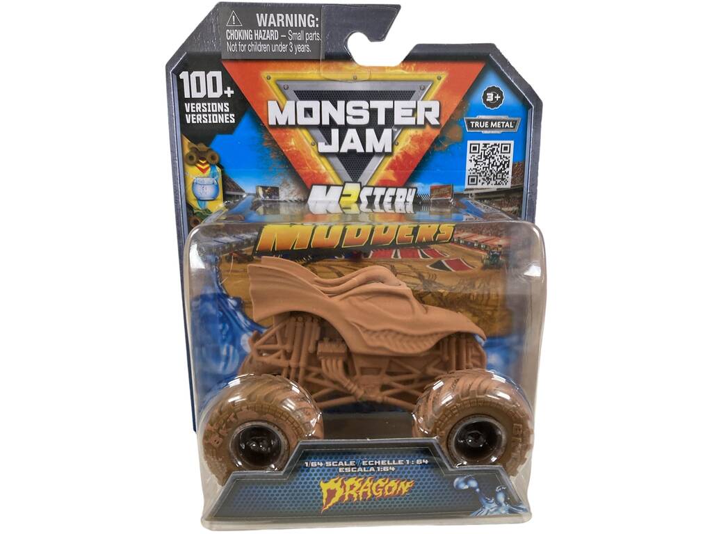 Monster Jam Veículo Mistery Mudders 1:64 Spin Master 6065345