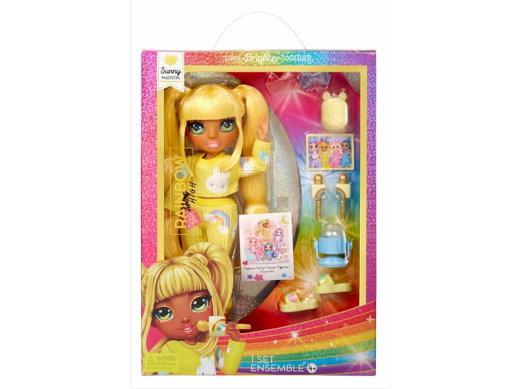 Rainbow Junior High Sleepover Sunny Madison Doll MGA 503682