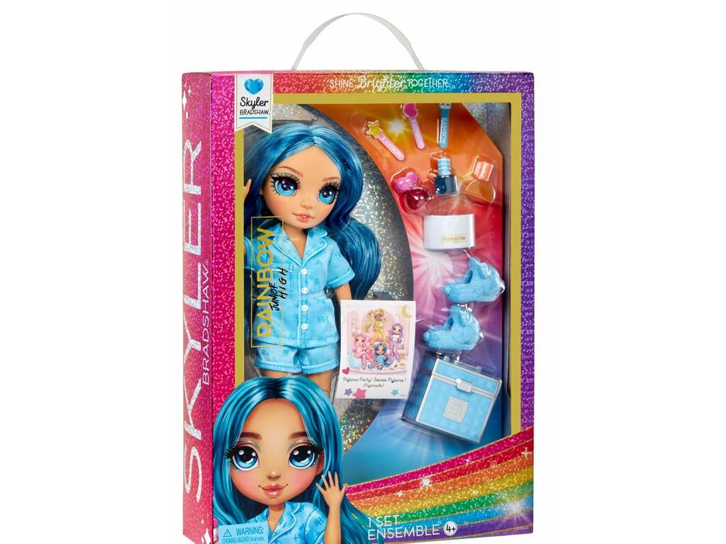 Rainbow Junior High Festa de Pijamas Boneca Skyler Bradshaw MGA 530947