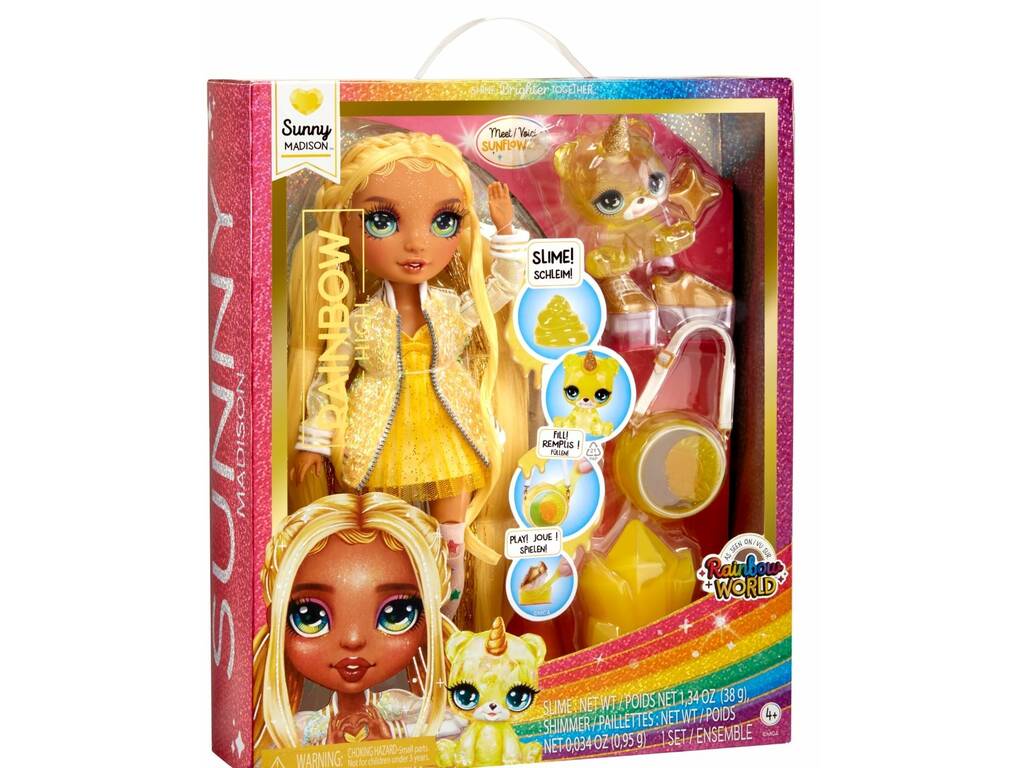 Rainbow High Rainbow World Boneca Sunny Madison MGA 120186