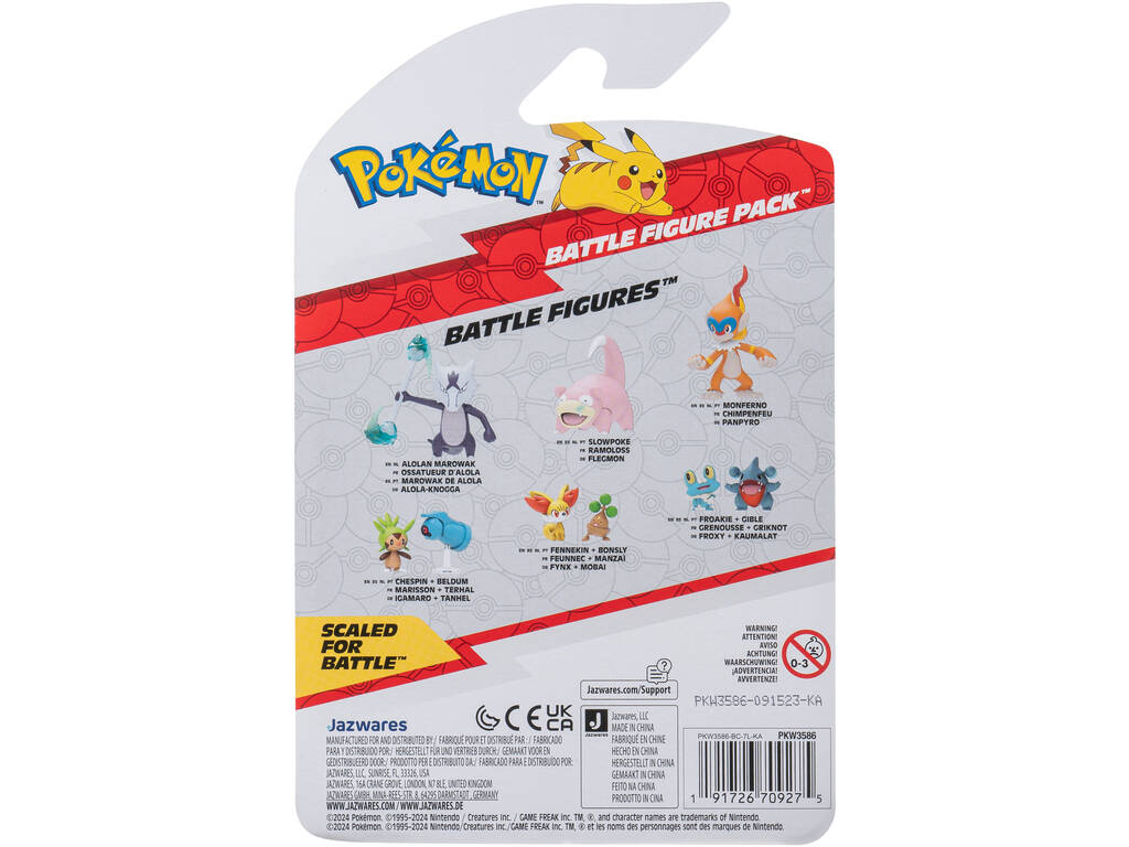 Pokémon Battle Figure Pack 2 Figure Bizak 63223356
