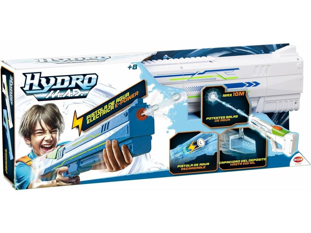 Hydro M.A.D. Lanzador de Agua Eléctrico Bizak 62001149