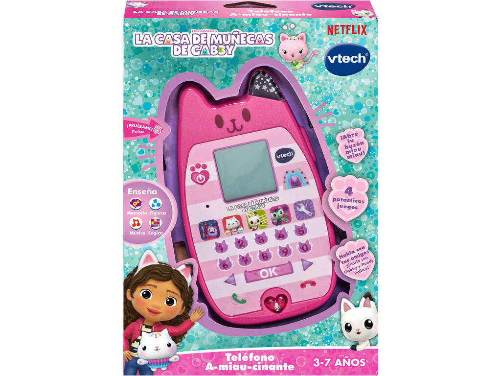 Maison de poupée de Gabby Maison de poupée de Gabby Vtech 80-561922 A-Miau-Cinante Phone