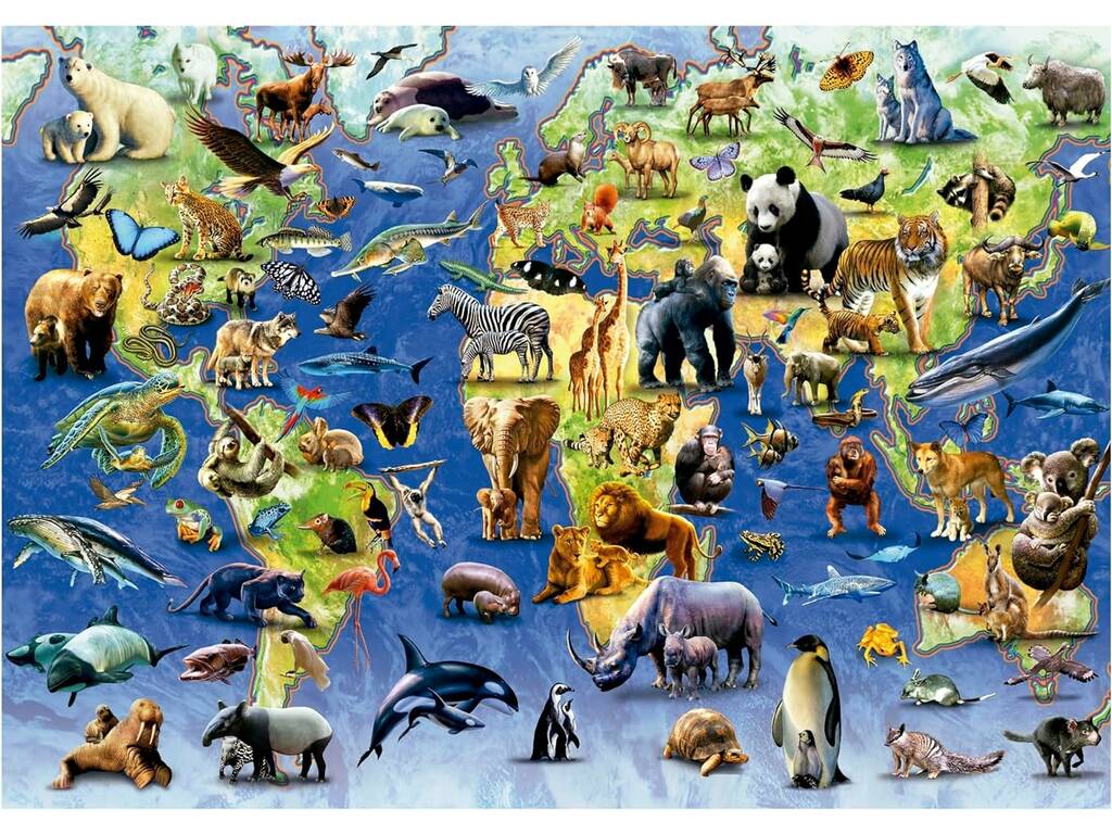 Puzzle 500 Specie in pericolo Educa 19908