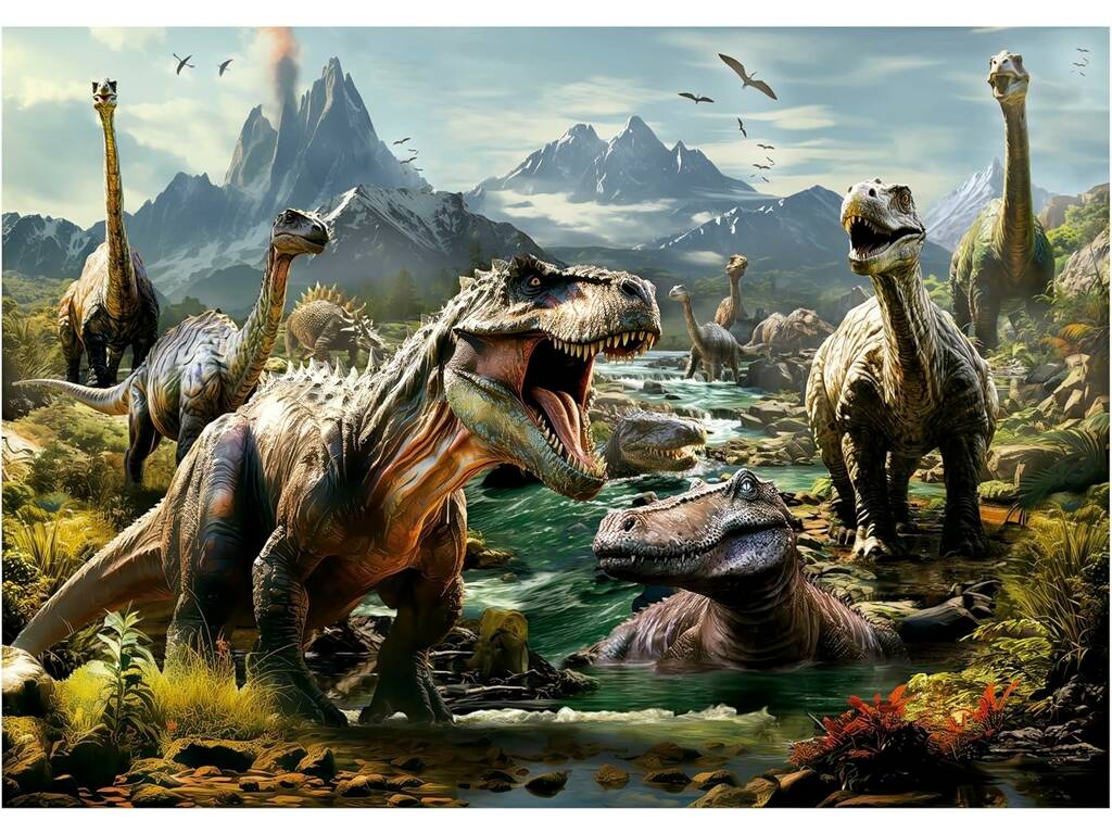 Puzzle 1000 Dinosaurios Feroces Educa 19924
