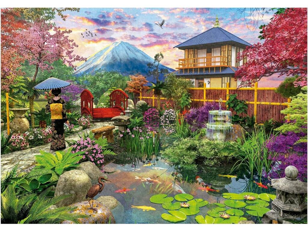 Puzzle 1500 Giardino Giapponese Educa 19937