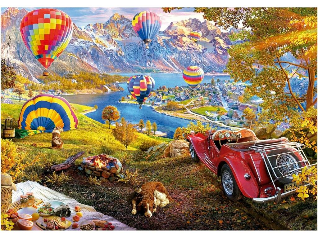 Puzzle 3.000 Das Tal der Ballons Educa 19947