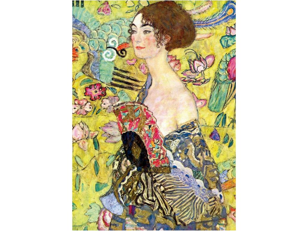 Puzzle 1000 Dama com Leque, Gustav Klimt Educa 19932