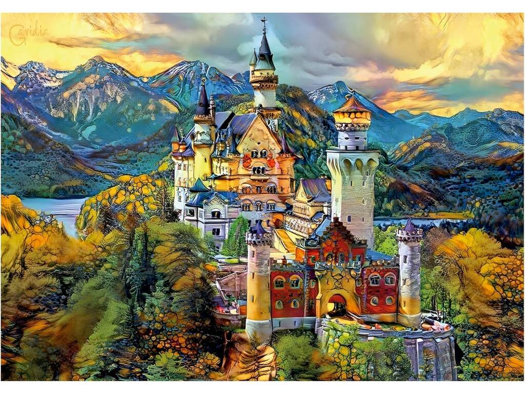 Puzzle 1000 Castello di Neuschwanstein Educa 19933