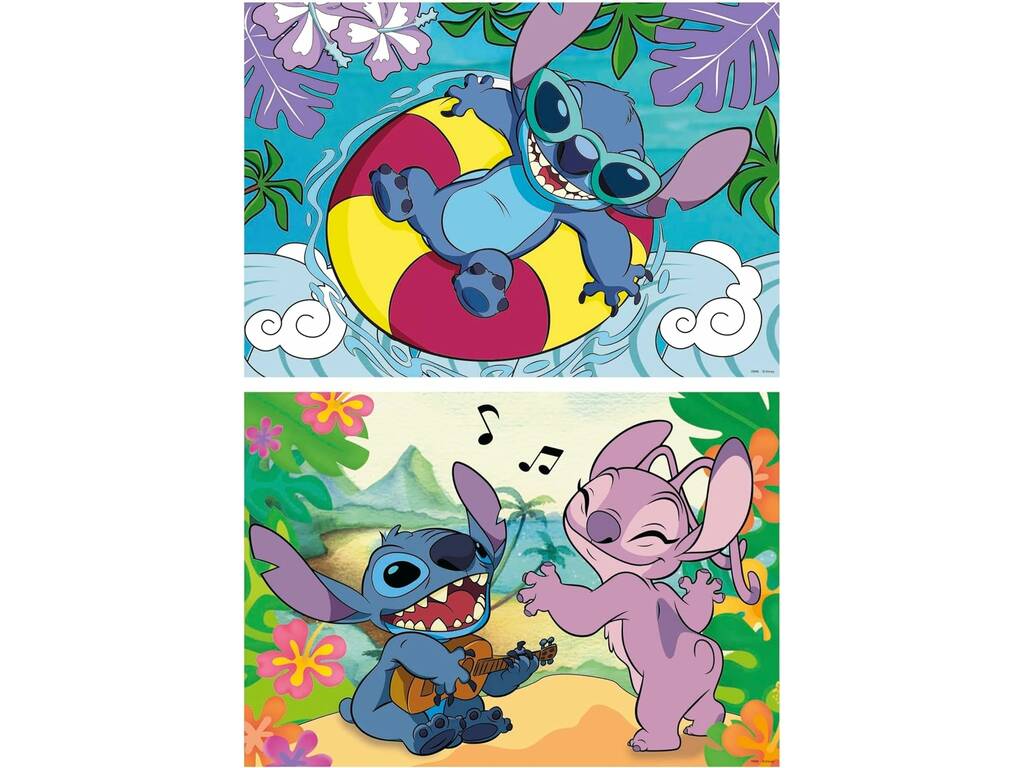 Puzzle 2X100 Stitch von Educa Borras 19998