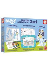 Set 3 in 1 Rahmen Bluey ?Creative Activity Set? von Educa Borras 19887