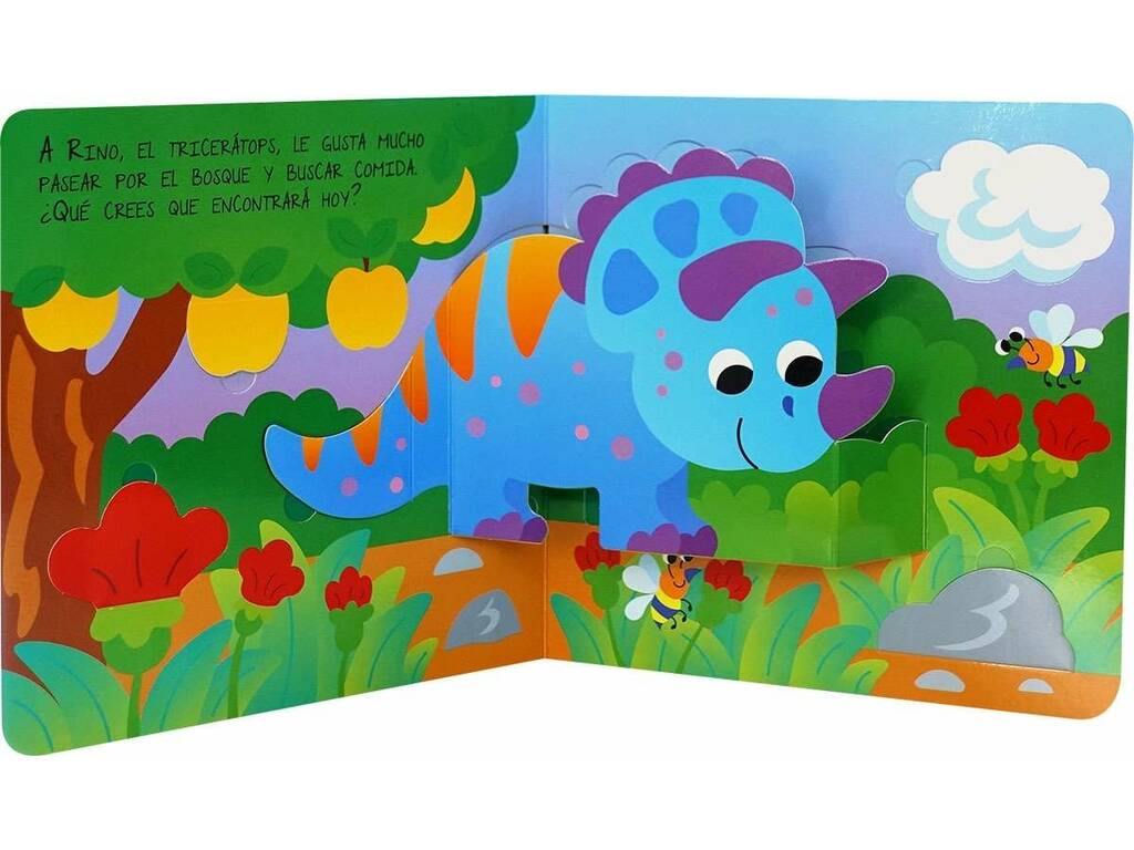 Livre Dépliez et découvrez les dinosaures avec des pop-ups et des rabats
