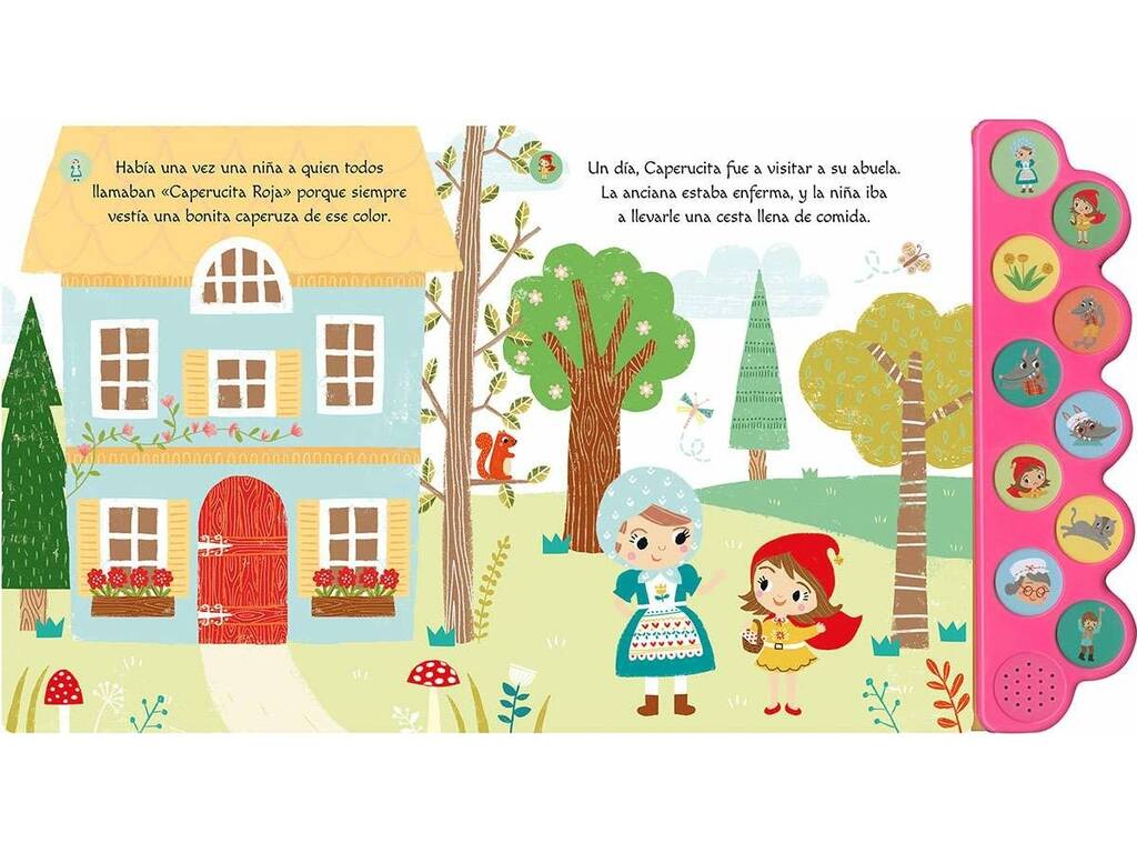 Livre Écoutez l'histoire du Petit Chaperon Rouge avec les sons