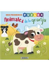 Mon premier livre de puzzles sur les animaux de la ferme