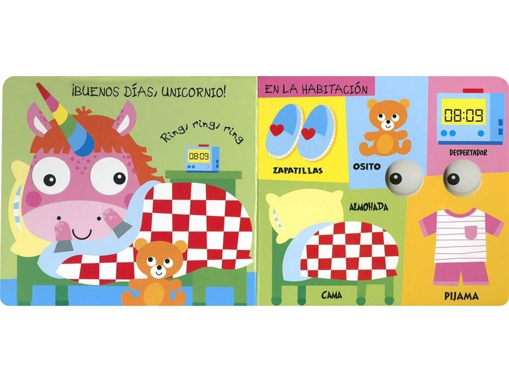 Livre Yeux mobiles Licorne