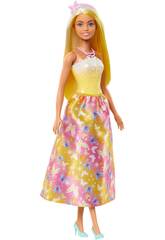 Barbie Princesa Con Falda de Mattel HRR07