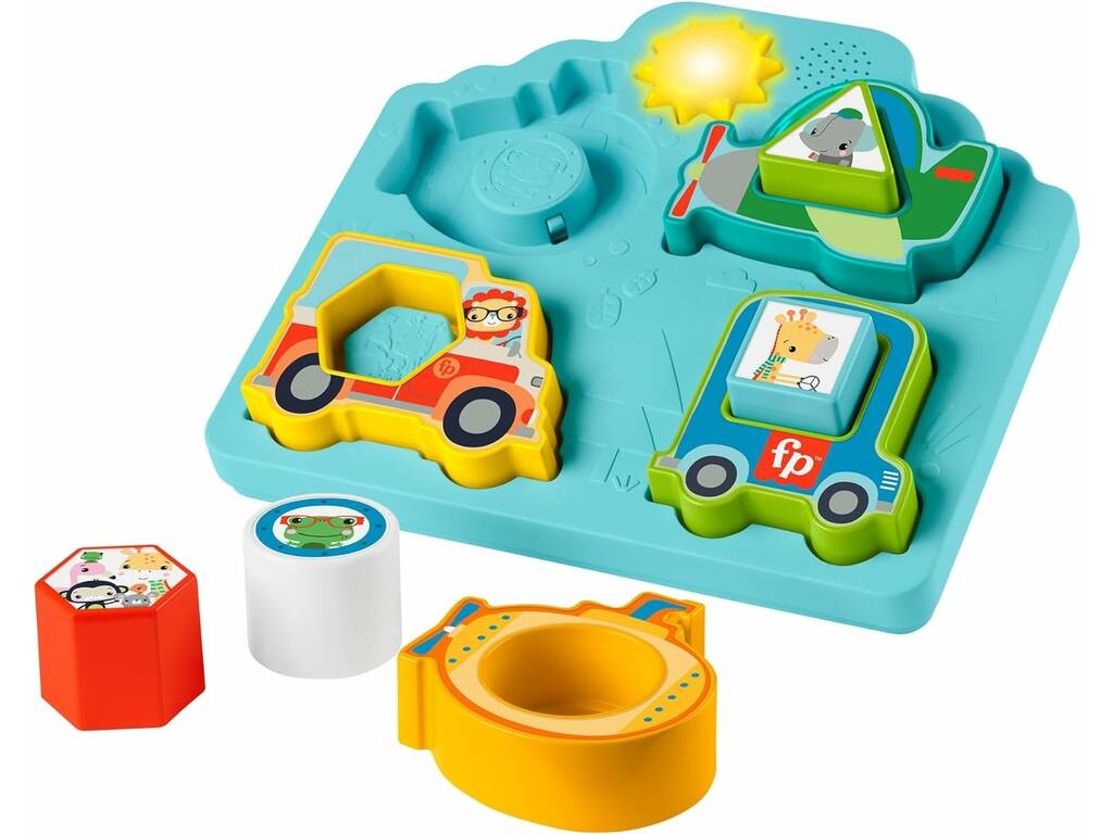 Fisher Price Puzzle de Veículos com Sons Mattel HRP31