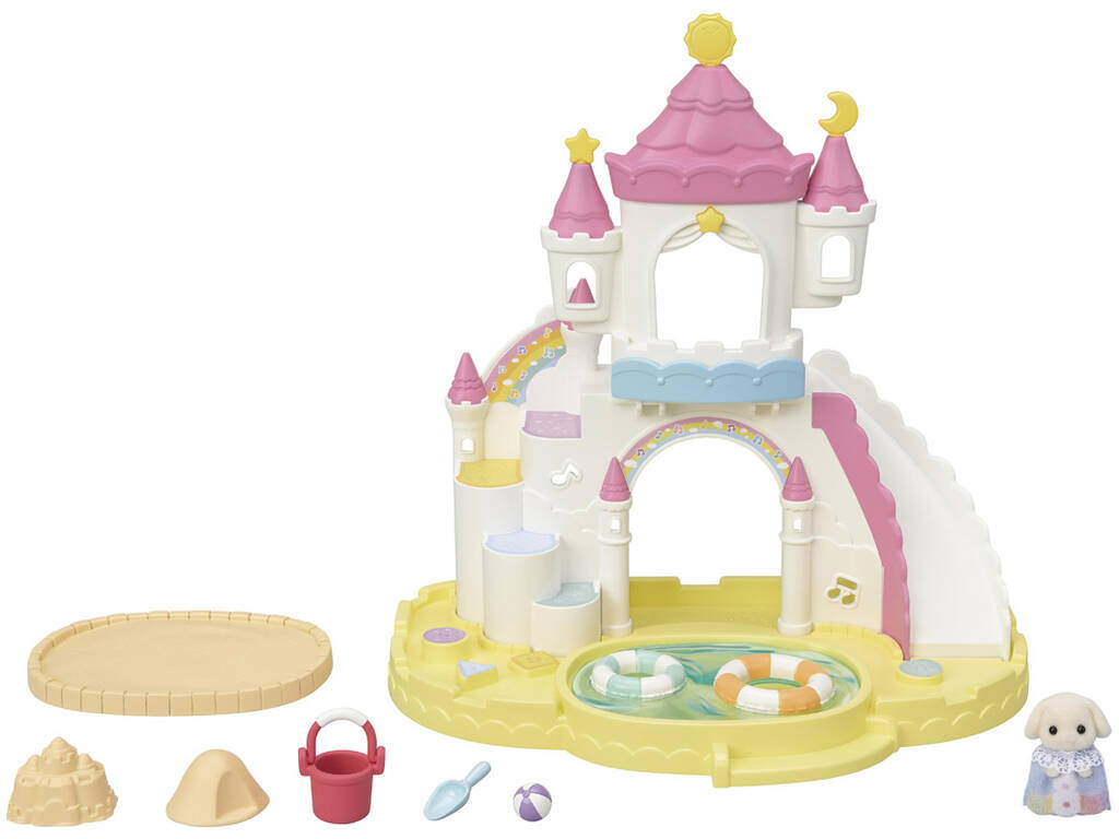 Sylvanian Families Caixa de Areia e Piscina Epoch Para Imaginar 5746