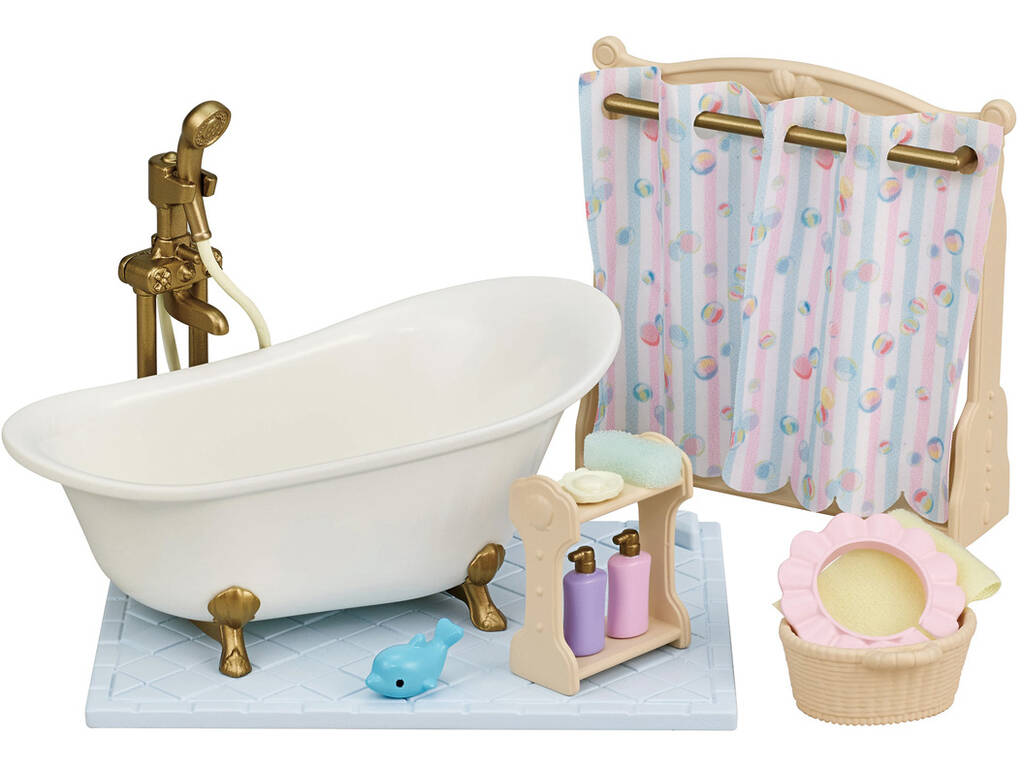 Sylvanian Families Epoch To Imagine Set de bain et de douche 5739