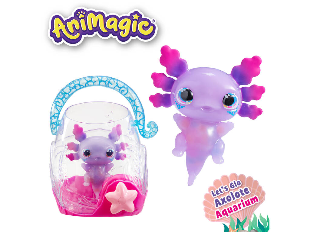 Animagic Aquarium Axolotl avec figurine Goliath 930943