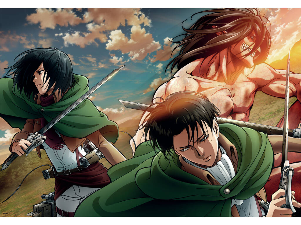 Puzzle 500 Anime Collection Attack On Titan Clementoni 35138