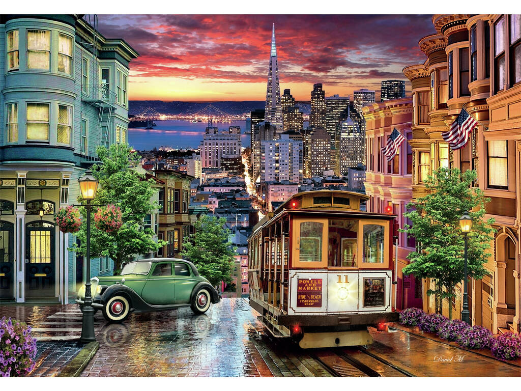 Puzzle 1000 San Francisco de Clementoni 39776