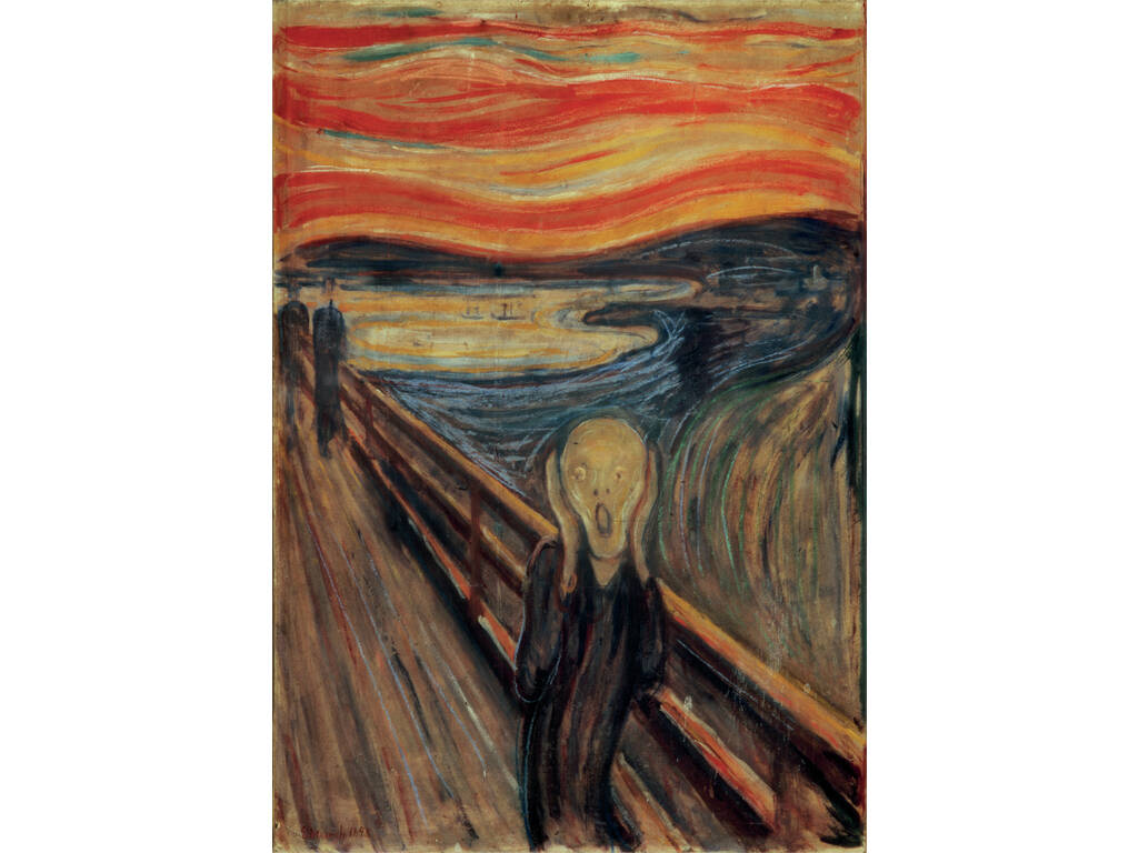 Puzzle 1000 L'Urlo Di Munch di Clementoni 39791