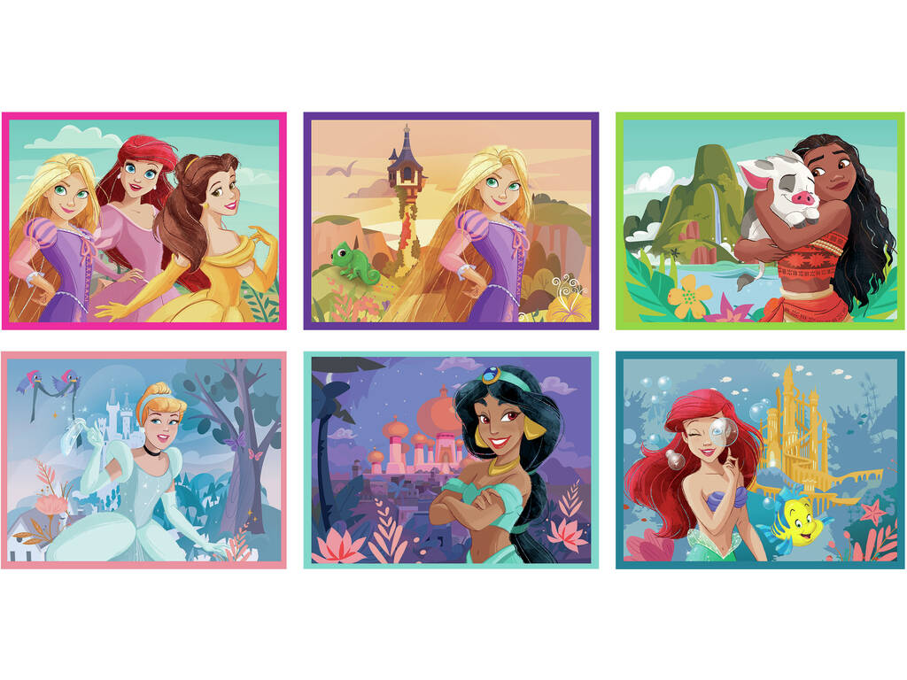 Puzzle Cubes 12 Disney Princess Clementoni 41197