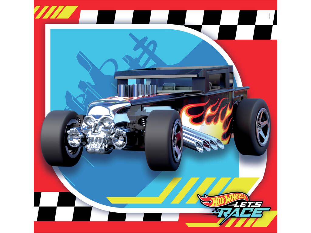 Puzzle 3X48 Hotwheels di Clementoni 25313