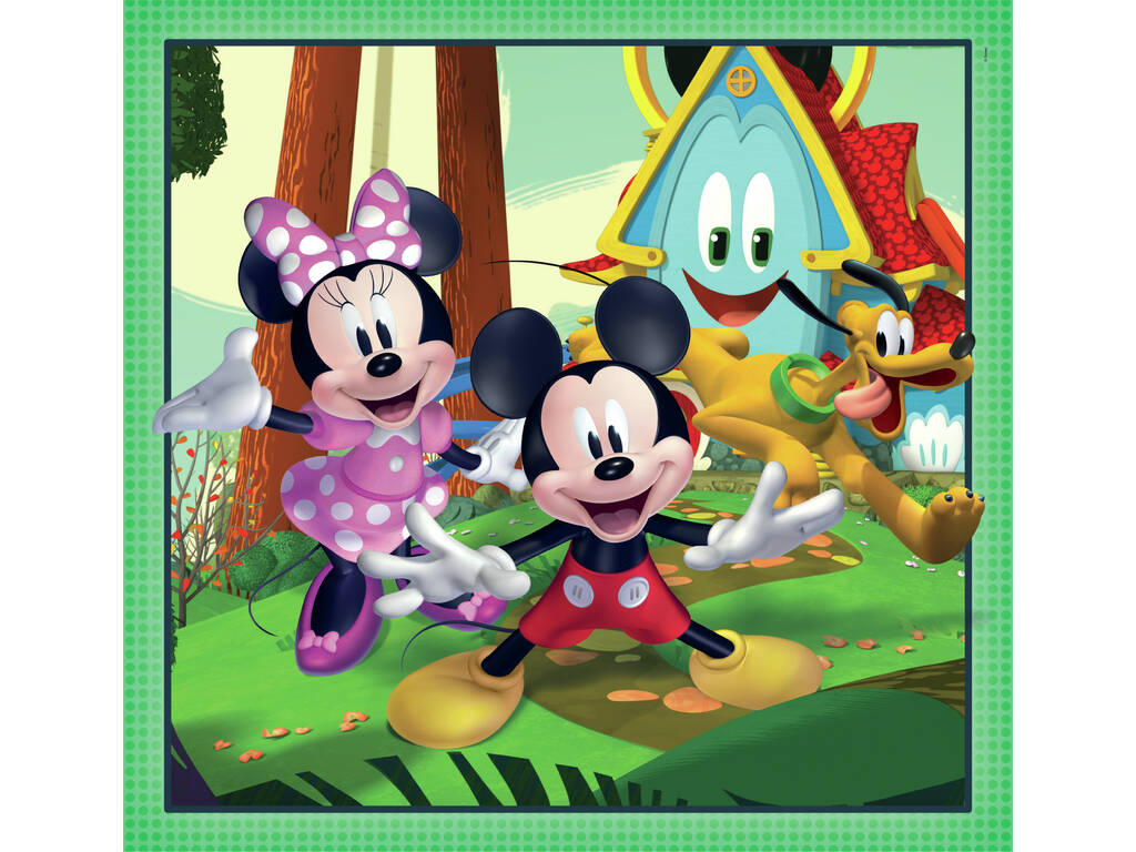 Puzzle 3X48 Square Mickey And Friends di Clementoni 25298