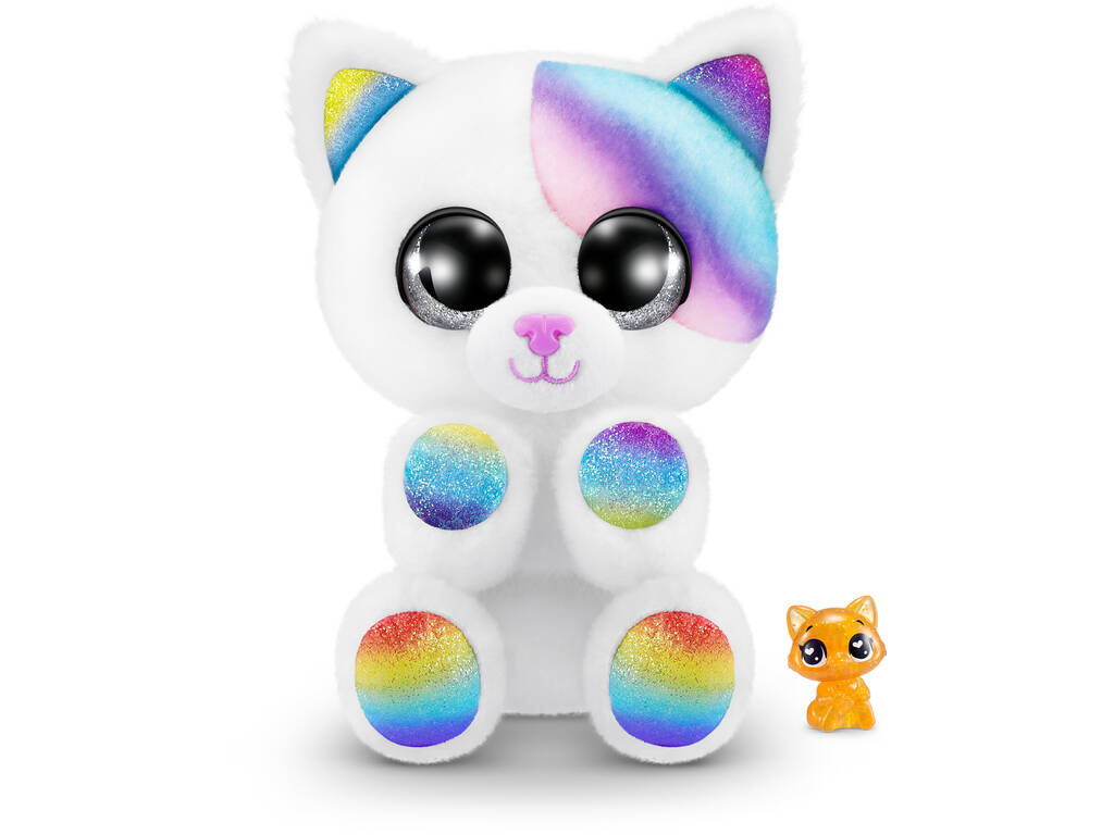 Coco Surprise Rainbow Collection! Cono con Peluche y Figura Sorpresa Zuru 9631SQ1
