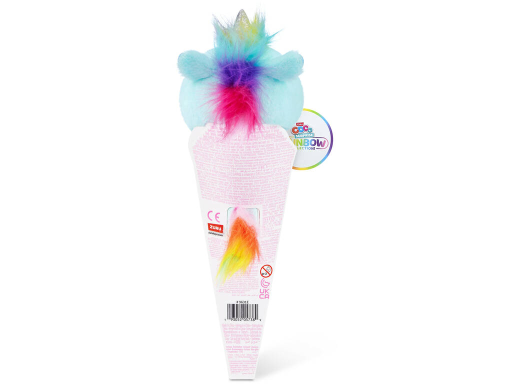 Coco Surprise Regenbogenkollektion! Kegel mit Plüsch und Überraschungsfigur Zuru 9631SQ1