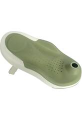 Support de bain pour bb vert avec thermomtre numrique