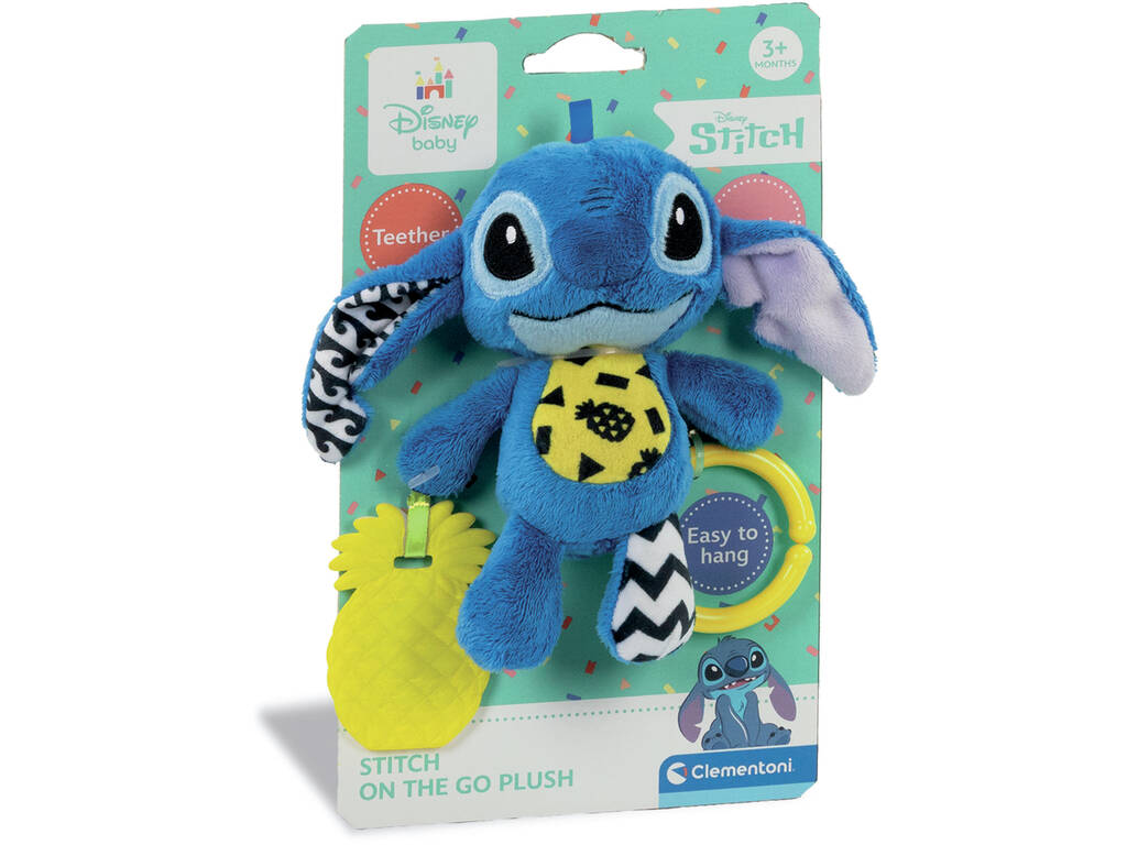 Disney Baby Travel Soft Toy Stitch Clementoni 17919